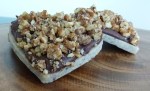 rohe Macadamia Kekse, nougat und pecan crunch