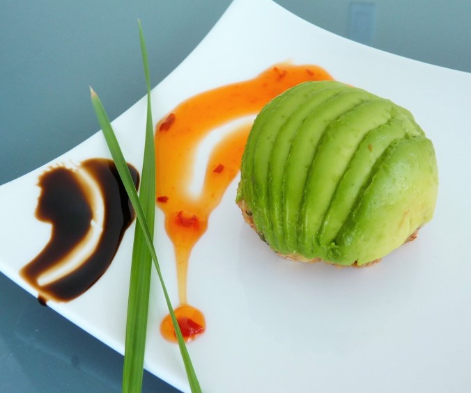 the original Version from Japan is made with tuna, here the vegan option