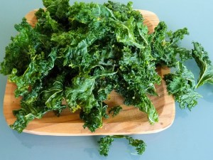 knusprige Grünkohlschips