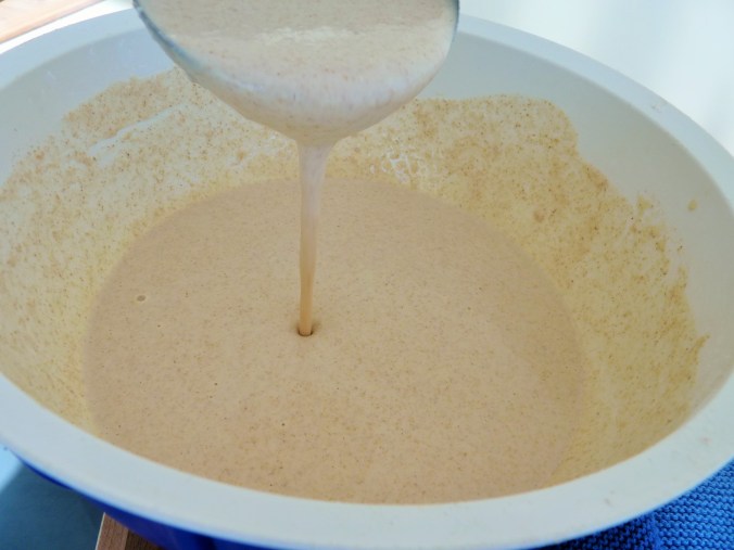 flüßiger Crêpes Teig