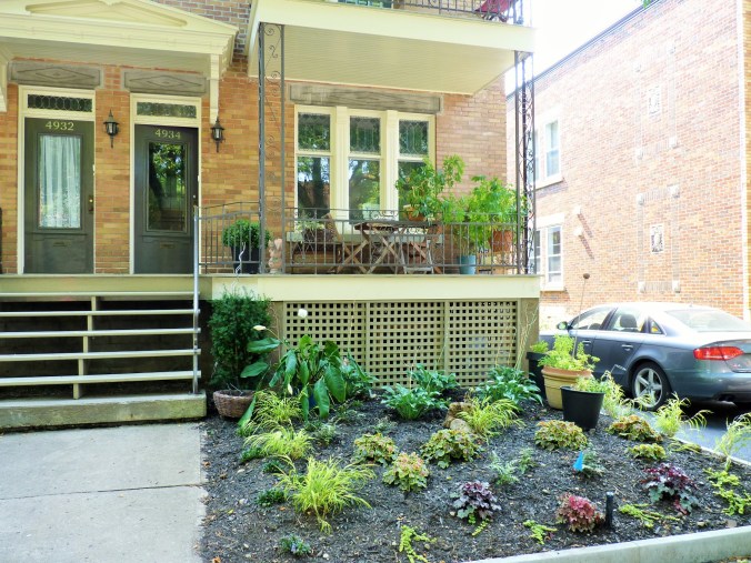 Unser Eingang mit Balkon