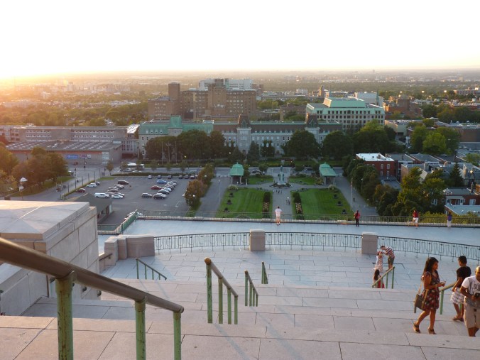 schöne Aussicht auf den westlichen Teil von Montreal