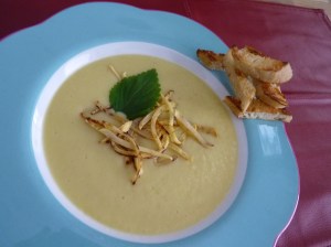 Steckrübe und Apfel