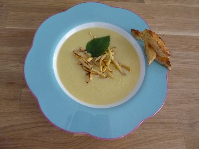 Steckrübe und Apfel